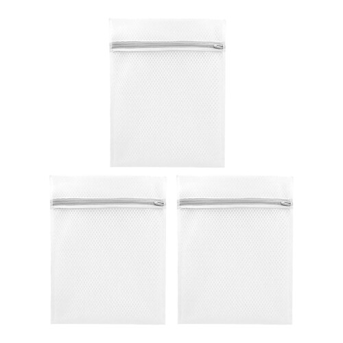 3-Pack Mesh Laundry Bags 23x30cm for Delicates