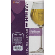 WineBuddy Pinot Grigio for 30 Bottle - Home brew Wine Making Kit