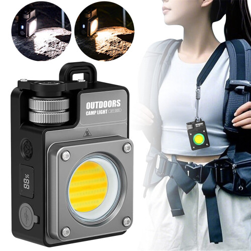 Lanterne de camping LED rechargeable 3500 lm – Réglable, 2