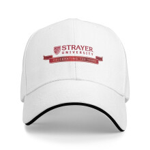 Unisexová baseballová čepice s logem Strayer University Delaware