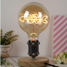 Lâmpada vintage Edison E27 de 4W com luz quente.