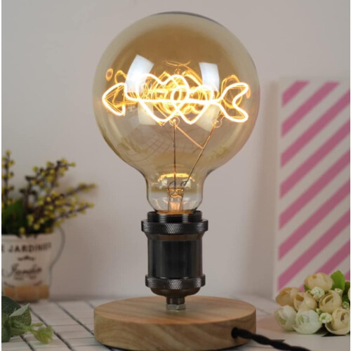 Lâmpada vintage Edison E27 de 4W com luz quente.