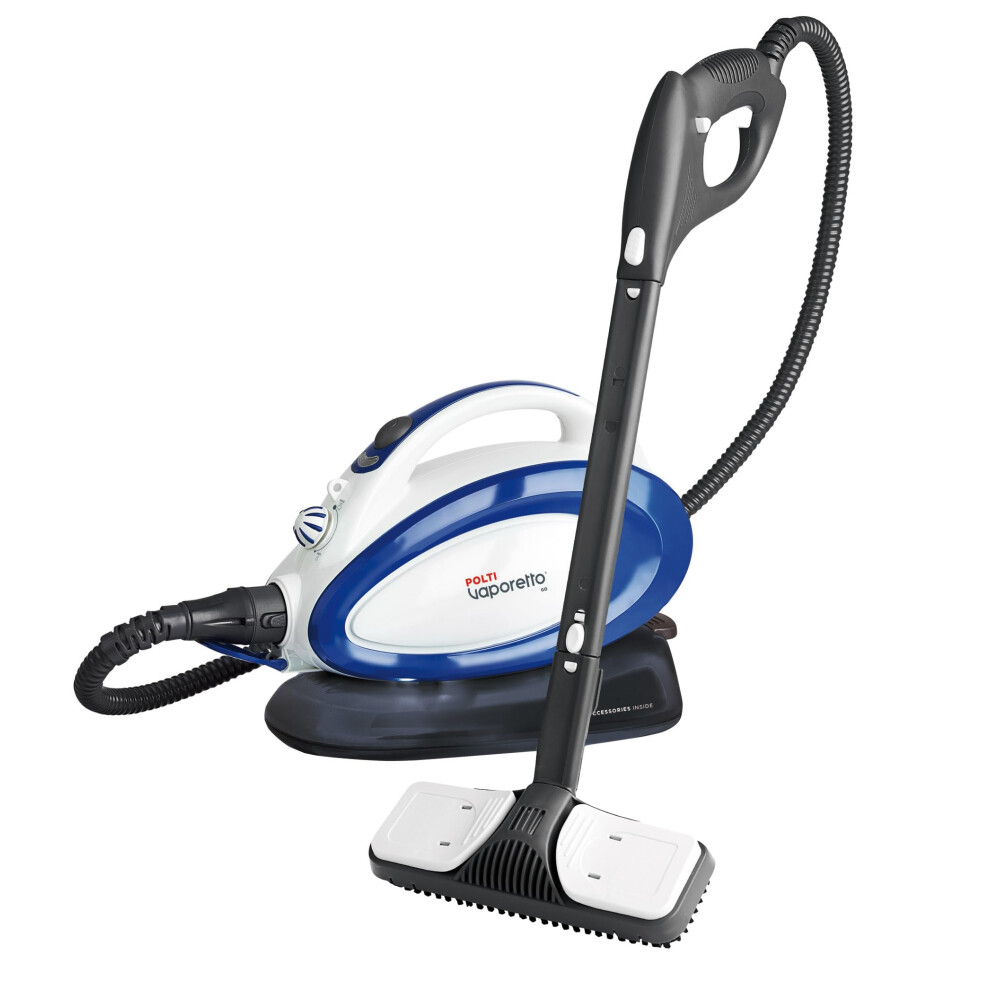 New Polti Vaporetto Go Steam Cleaner, 3.5 Bar, 0.75 L Tank, 14 Accessories Ptgb0049