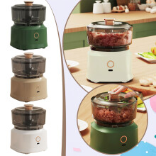 USB Food Chopper – Portable Cordless Garlic/Onion/Pepper Mincer, Baby Food Maker & Compact Meat Grinder, Compatible with USB power