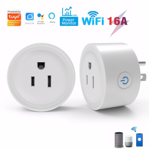 Smart Plug WiFi Socket16A Tuya Alexa Google Home2Pack 2