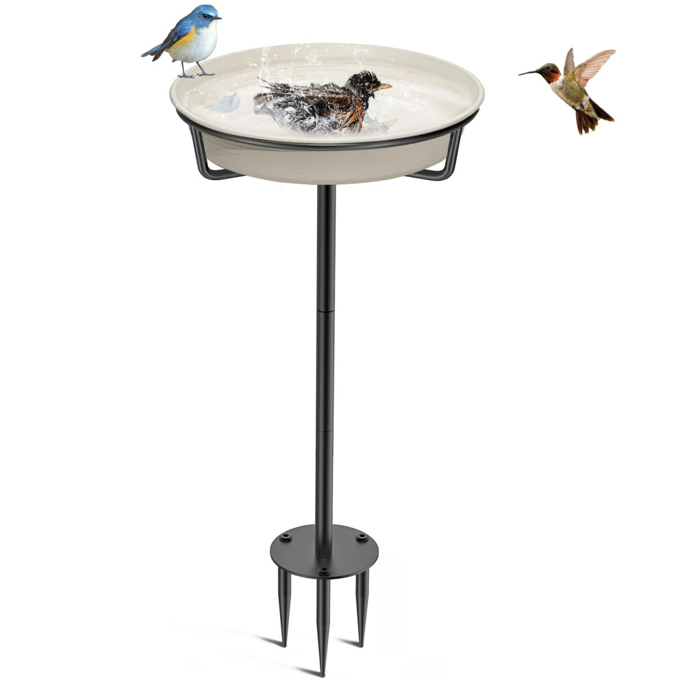 Veyfolzin.st Bird Baths For Outdoors, Detachable Birdbaths For The Garden Clearance, Freestanding Bird Baths For Outdoors Heavy Duty, Bird Bath Bowl