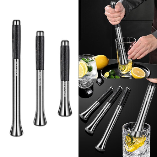 YIEMEEN Ανοξείδωτα Κοκτέιλ Muddler Ice Crusher Ice Crusher Rod Fruit Muddle Broken Popsicles Bar Tool for Kitchen Bar 1