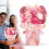 Ramo mixto de rosas, flores artificiales preservadas (1 pieza) 1