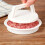 Moule à hamburger rond de 12,7 cm (5 pouces) blanc, 1 pièce 5