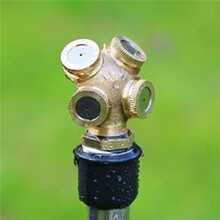 3pcs Misting Spray Nozzle 1/2inch NPT Male 4-Holes Garden Sprinklers Irrigation Connector Water Sprinklers Heads