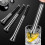 YIEMEEN Ανοξείδωτα Κοκτέιλ Muddler Ice Crusher Ice Crusher Rod Fruit Muddle Broken Popsicles Bar Tool for Kitchen Bar 8