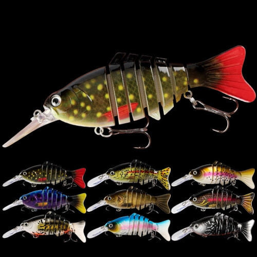 Δόλωμα 2 τεμαχίων με ουρά γαρίδας, 12cm, 23g 1