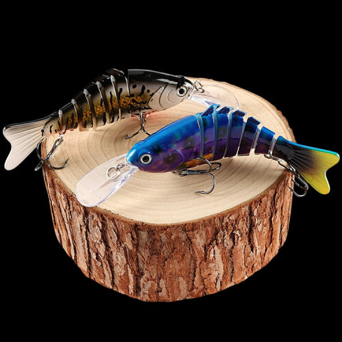 Δόλωμα 2 τεμαχίων με ουρά γαρίδας, 12cm, 23g 2