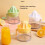 Citrus Juicer Manual Handheld Portable Rotary Squeezer for 4