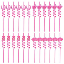 Pailles réutilisables en PETG pour Halloween (lot de 24)