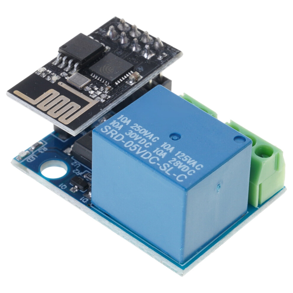 Esp01s Wifi Relay Module For Esp8266 Â 10A, 5V, With Pcb 9058772212948