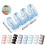 Plastic binding strip with 4 holes for notebooks and 6