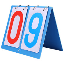 Portable 2-digit flip scoreboard for pickleball and tennis,