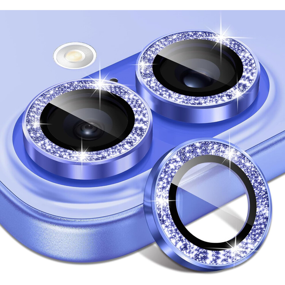 Iphone 16 Plus And 16 Glitter Camera Lens Protector With 908436523646