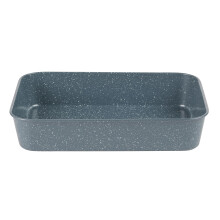 Russell Hobbs Nightfall Stone Roaster ? 39cm Non-Stick Carbon Steel Roasting Tray with Deep Sides for Meat & Vegetables, Lightweight Large Oven Tin,