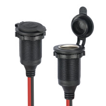 Zigarettenanzünderbuchse fürs Auto, 12V/24V, wasserdicht