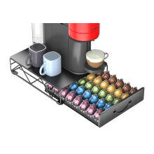 Multifunctional Metal Vertuoline Coffee Pod Holder for 60 Small or 40 Large Vertuo Capsules Pods & 40 Dolce Gusto Pods,Nespresso Vertuoline Capsule