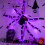 Giant Glowing Plush Spider Decor 59 in 4
