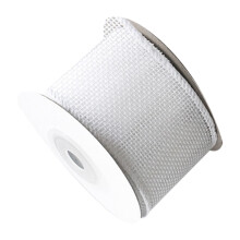 Jute lint met draadversteviging, 4 cm x 4,6 m, naturel.