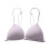 French triangular seamless bra for women grey wire-free 3