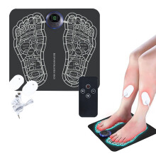 Masajeador de pies portátil con EMS, temporizador de 20 minutos, plegable.