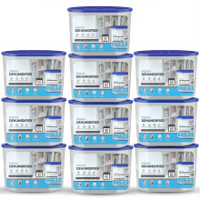 Roe Tenpo Dehumidifier, 500ml, Pack of 10, Moisture Absorber for Damp, Mould | Condensation Absorbers | Ideal dehumidifiers for Home, Bedroom,