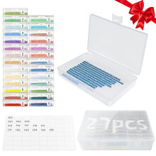 AIKUSICK 27pcs Diamond Painting Storage Containers Trays, 2-in-1 Storage and Diamond Art Trays, Diamond Art Accessories Diamond Painting Trays with