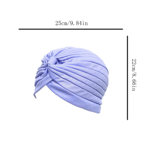 Royal Blue Solid Turban Headwrap1PC 2