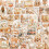 50 αυτοκόλλητα PET με ακουαρέλα για ημερολόγια και χειροτεχνίες 1