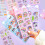 Decoratieve 3D-glitterzand-leuke sticker met effect-Engel komt 3