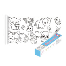 Kleurrol met dierenmotief 30x300cm – Dik tekenpapier