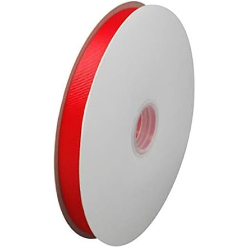 Rood Grosgrain Lint1/4Inch x100Yards