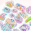 Decoratieve 3D-glitterzand-leuke sticker met effect-Engel komt 5