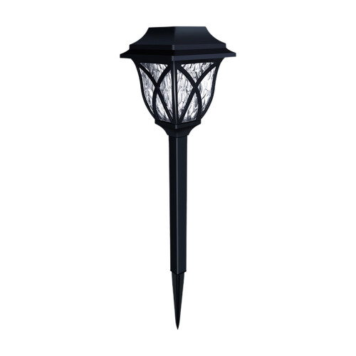 Luminárias solares de jardim externas à prova d'água, pacote com 2 unidades, 44 x 12 cm (17,3 x 4,7 polegadas) 1