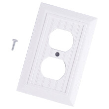 Plaque murale en plastique pour prises électriques