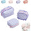 Paars geruit make-up tasje klein 1