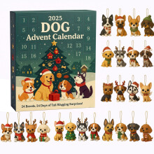 Calendário do Advento de Natal com Cães 2025 - 24 dias