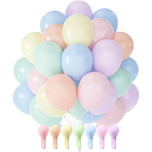Baloane din latex pastelate de 30 cm, 50 buc.
