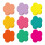 Butterfly Flower Die Cut Assorted Colors 108 pcs 1