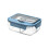 Bento Box Blu 1000ml con Coperchio Forchetta Cucchiaio 1