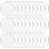 4 Inch Clear Acrylic Ornament Blanks, 30 pcs, Round Discs 1