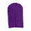 Plumeau en polaire réutilisable violet, lot de 6 5