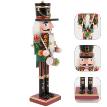 Fa karácsonyi diótörő figura 30cm