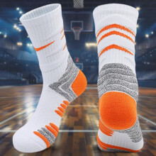 Basketballsocken für Jugendliche, hoch geschnitten, 3er-Pack