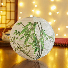 Felinare de hârtie, 30 cm, pliabile, cu lumină caldă, decor